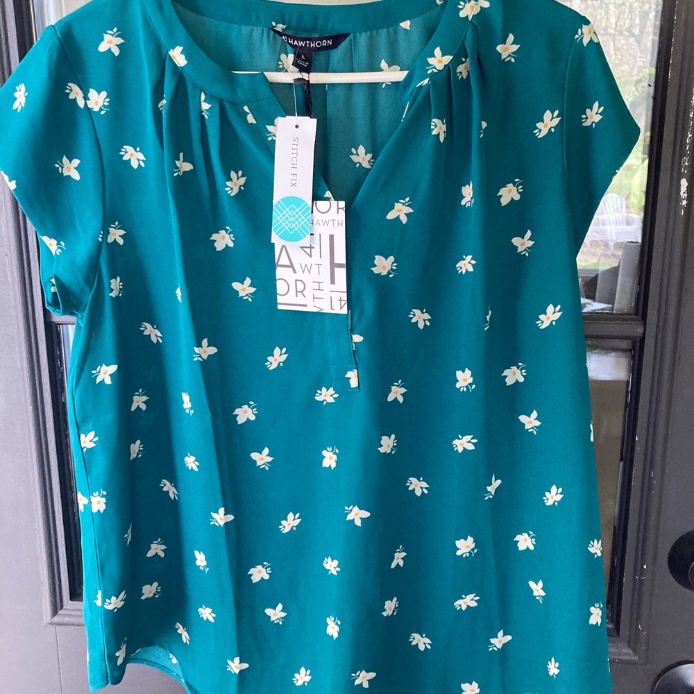 Mix 41 Hawthorn teal top NWT